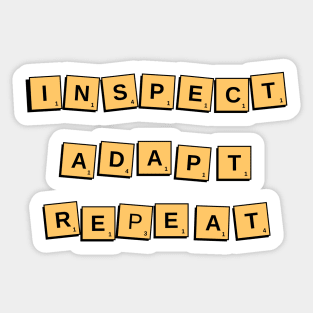 Inspect Adapt Repeat Sticker